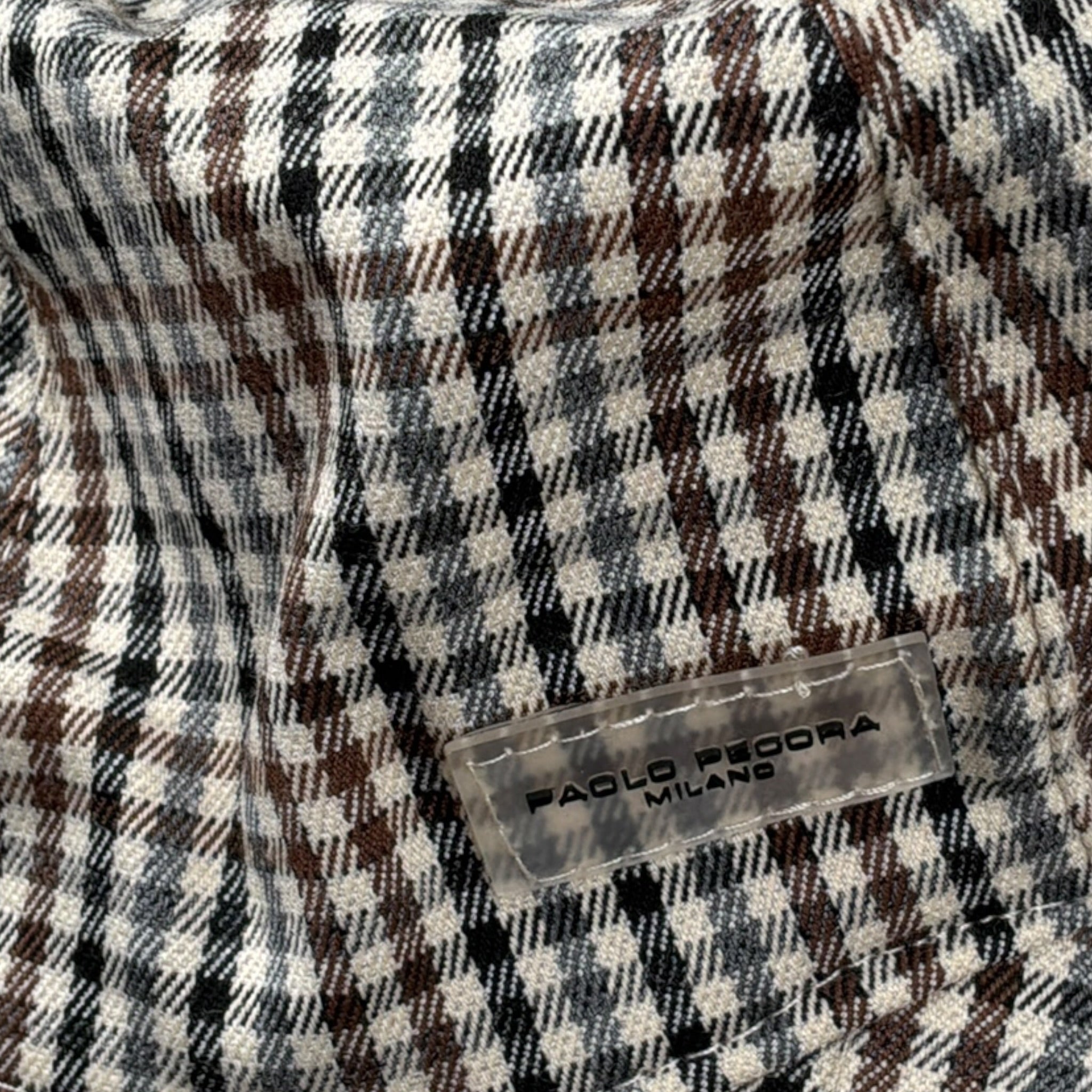 Paolo Pecora Cappello tinta unita con Visiera E Microfantasia Beige per Bambino PP41677 BEIGE PAOLO PECORA 