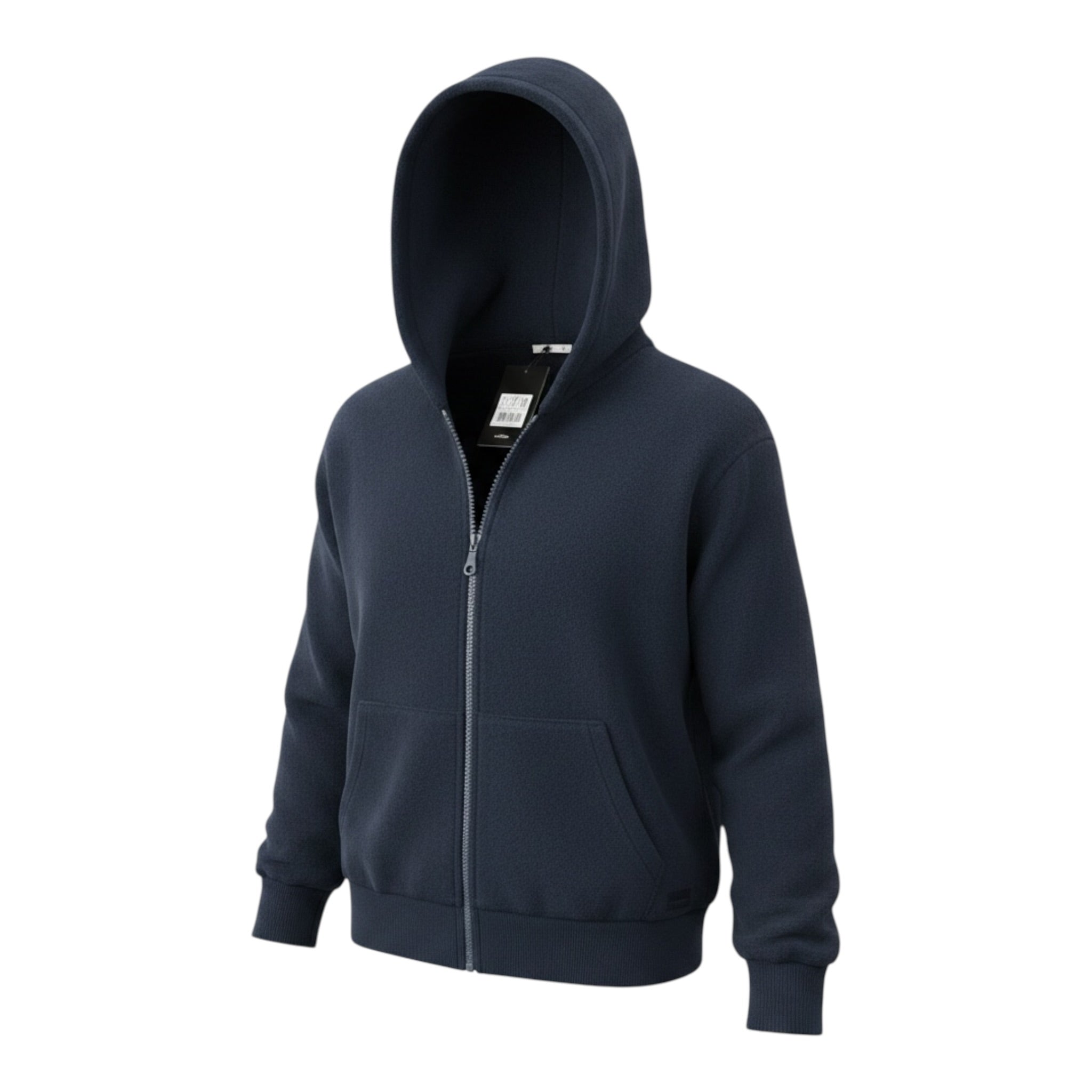 Paolo Pecora Felpa tinta unita con Zip E Cappuccio Blu per Bambino PP4430 BLU PAOLO PECORA 