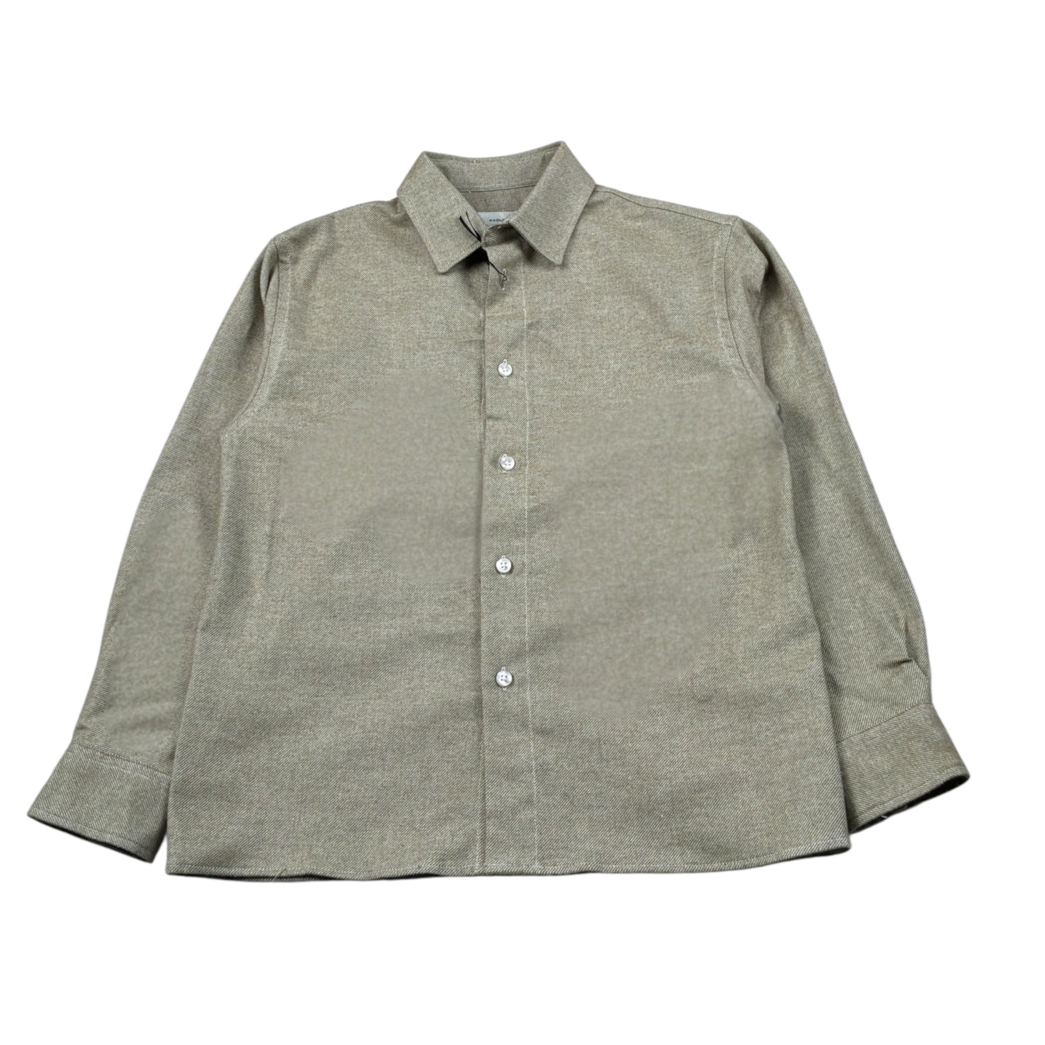 Paolo Pecora Camicia Manica Lunga tinta unita Verde per Bambino PP4454 VERDE PAOLO PECORA 