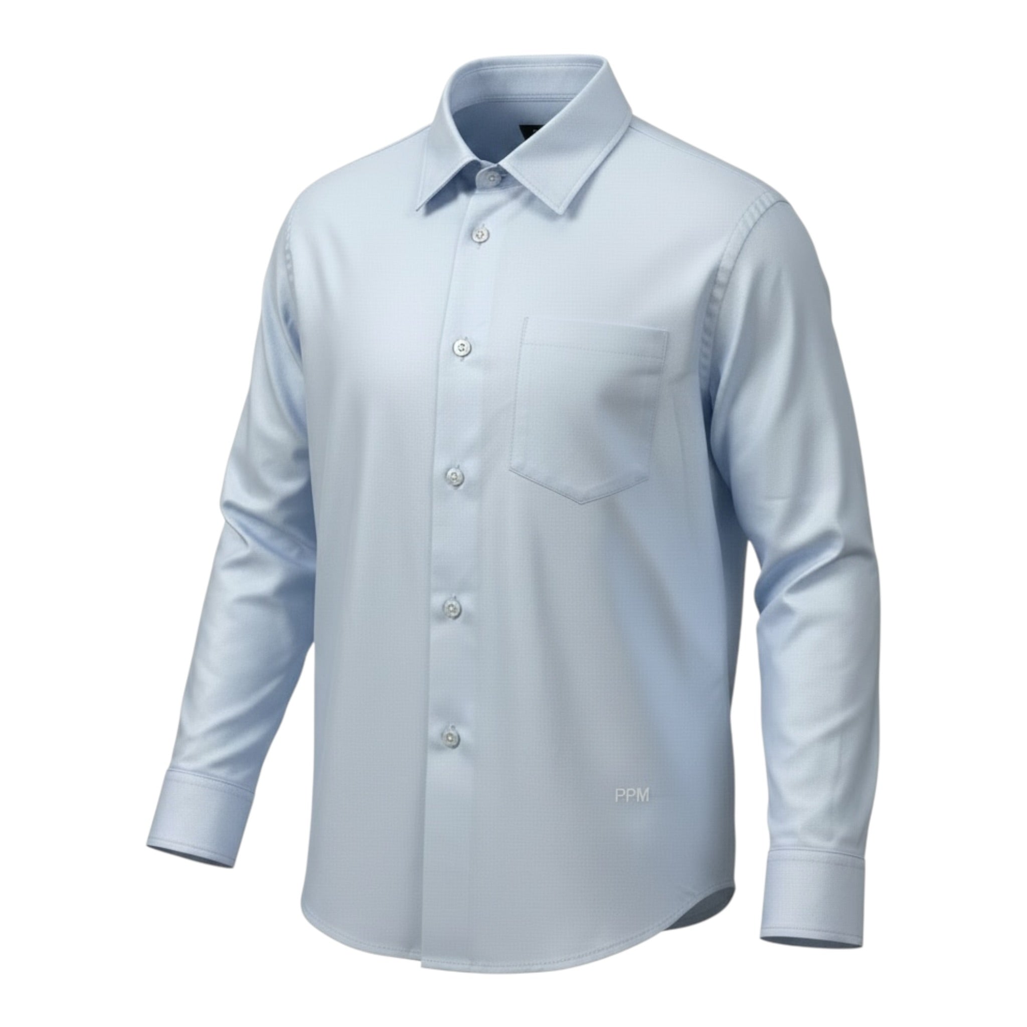 Paolo Pecora Camicia tinta unita con Bottoni Azzurro per Bambino PP4457 AZZURRO PAOLO PECORA 