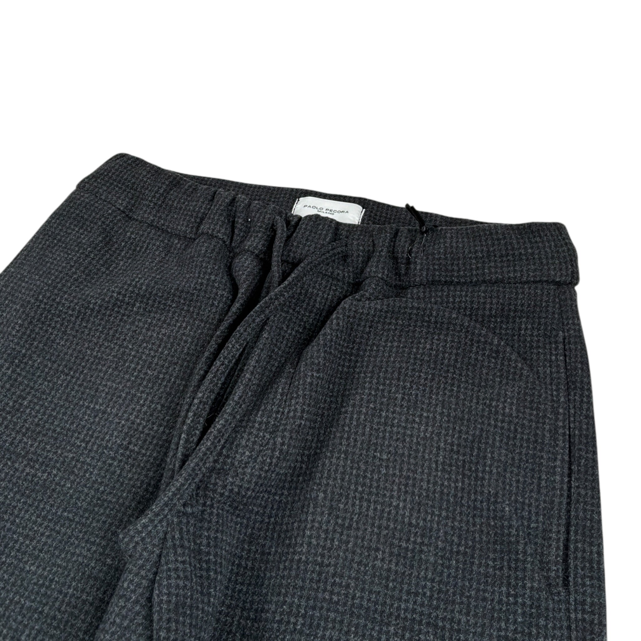 Paolo Pecora Pantalone tinta unita con Elastico In Vita Nero per Bambino PP4474 NERO PAOLO PECORA 