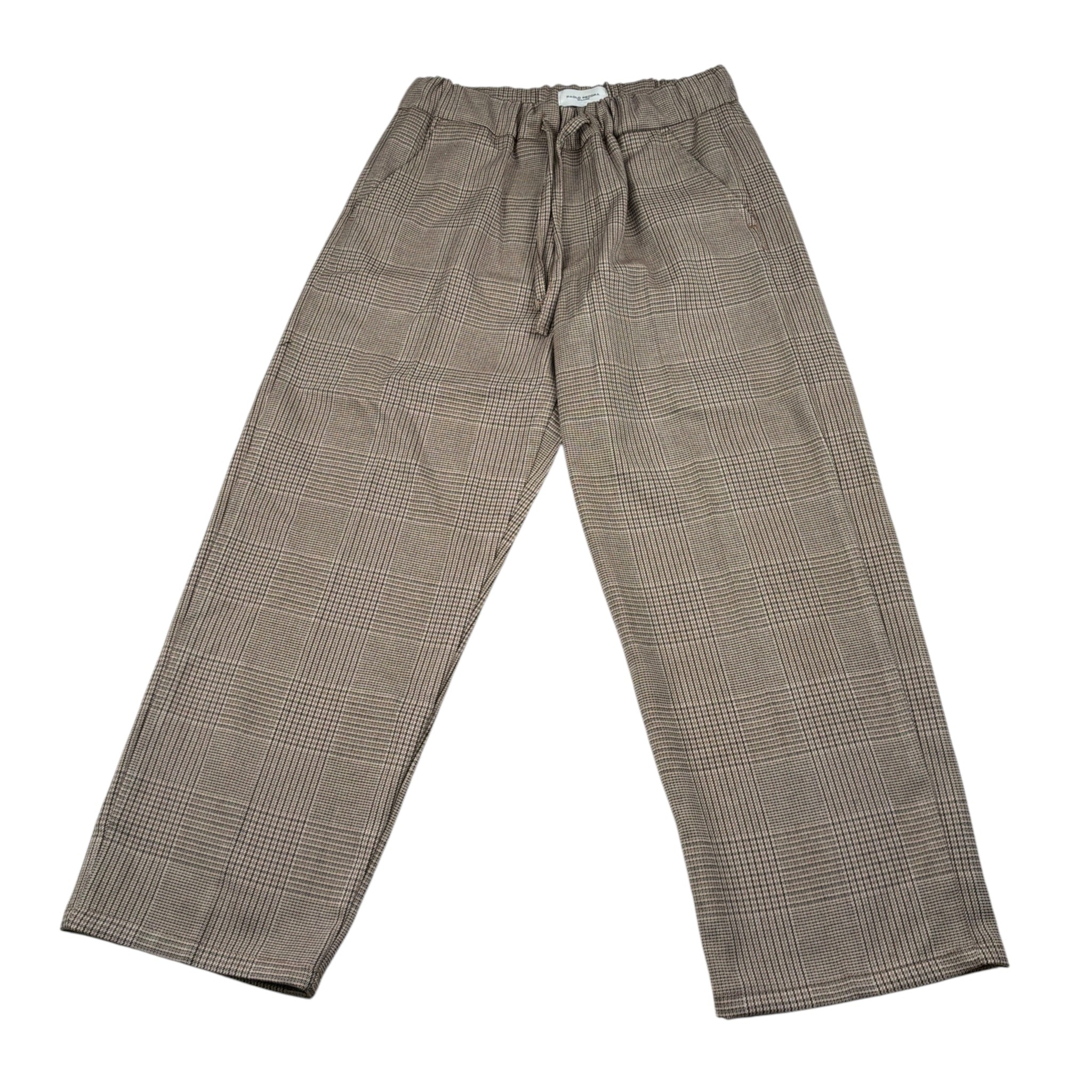 Paolo Pecora Pantalone Stampa Fantasia Elastico In Vita Marrone per Bambino PP4476 MARRONE PAOLO PECORA 