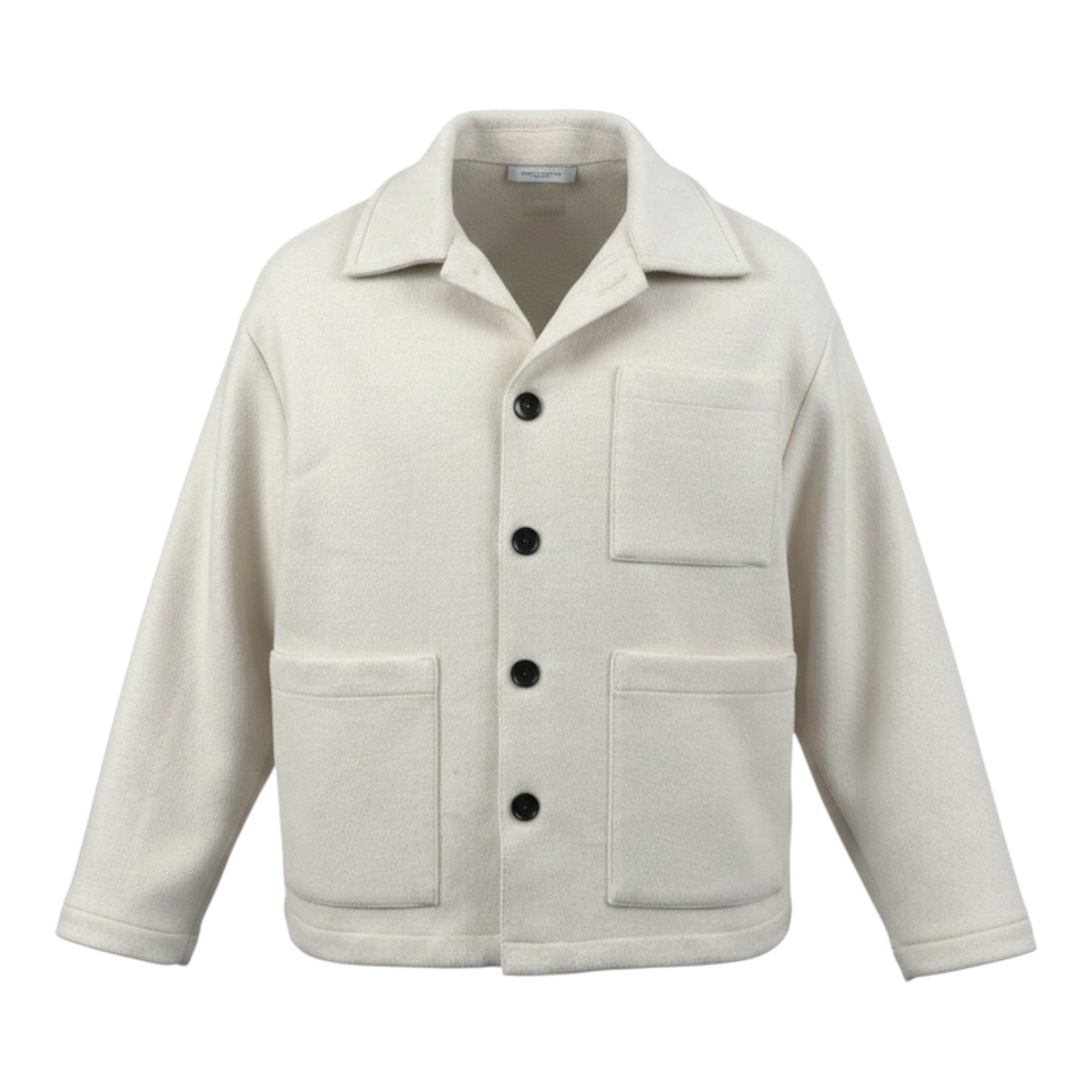 Paolo Pecora Giacca Camicia tinta unita con Bottoni Panna per Bambino PP4492 PANNA PAOLO PECORA 