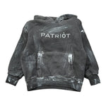 Patriot Felpa tinta unita con Stampa E Cappuccio Grigio per Neonato PFE037 GRIGIO PATRIOT 