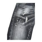 Patriot Jeans tinta unita con Strappi Nero per Bambino PJEF2WPBK01 NERO PATRIOT 
