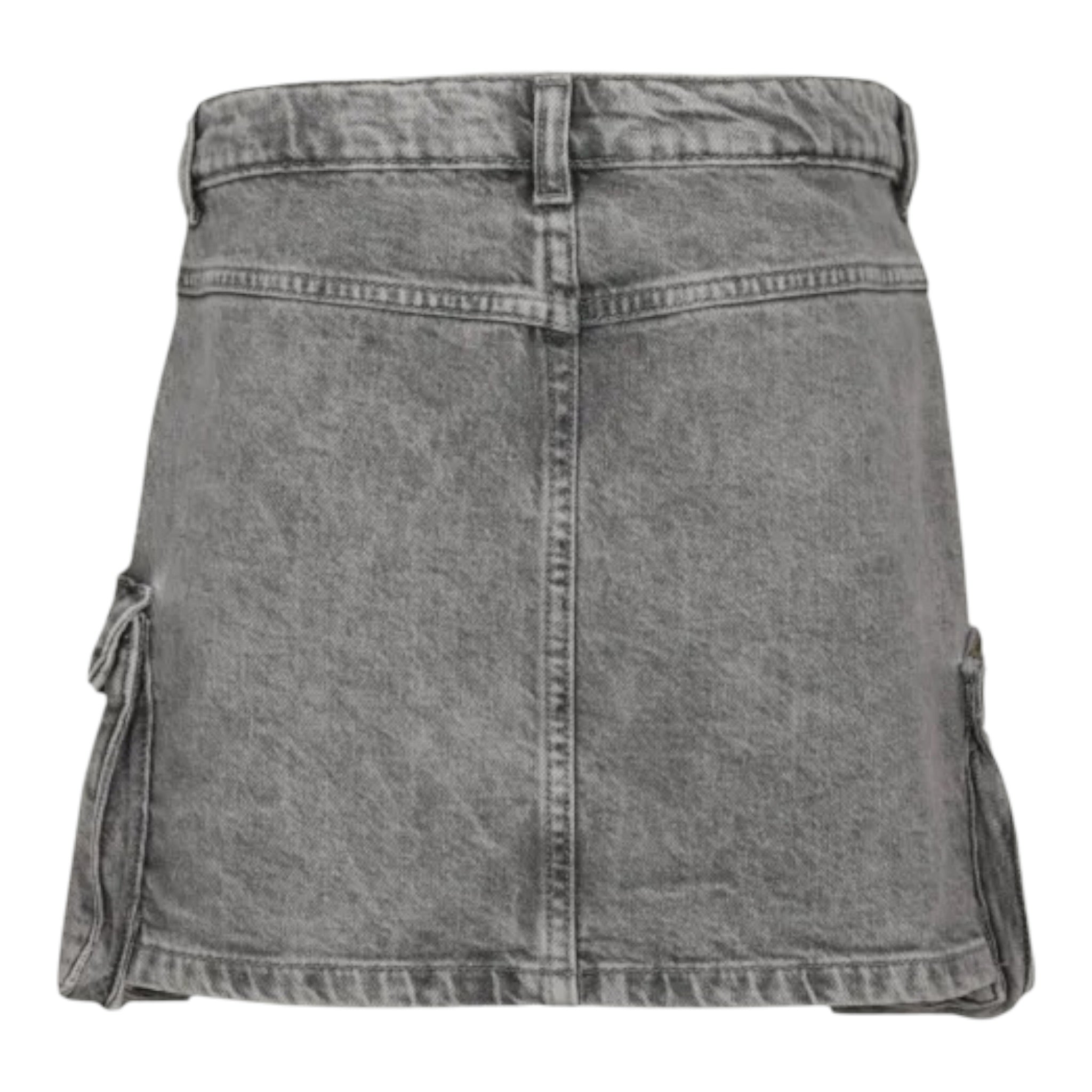 Patrizia Pepe Gonna In Denim tinta unita Grigio per Bambina 7G0147 GRIGIO PATRIZIA PEPE 