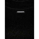 Patrizia Pepe Maglia tinta unita con Logo Nero per Bambina 7M0939 NERO PATRIZIA PEPE 