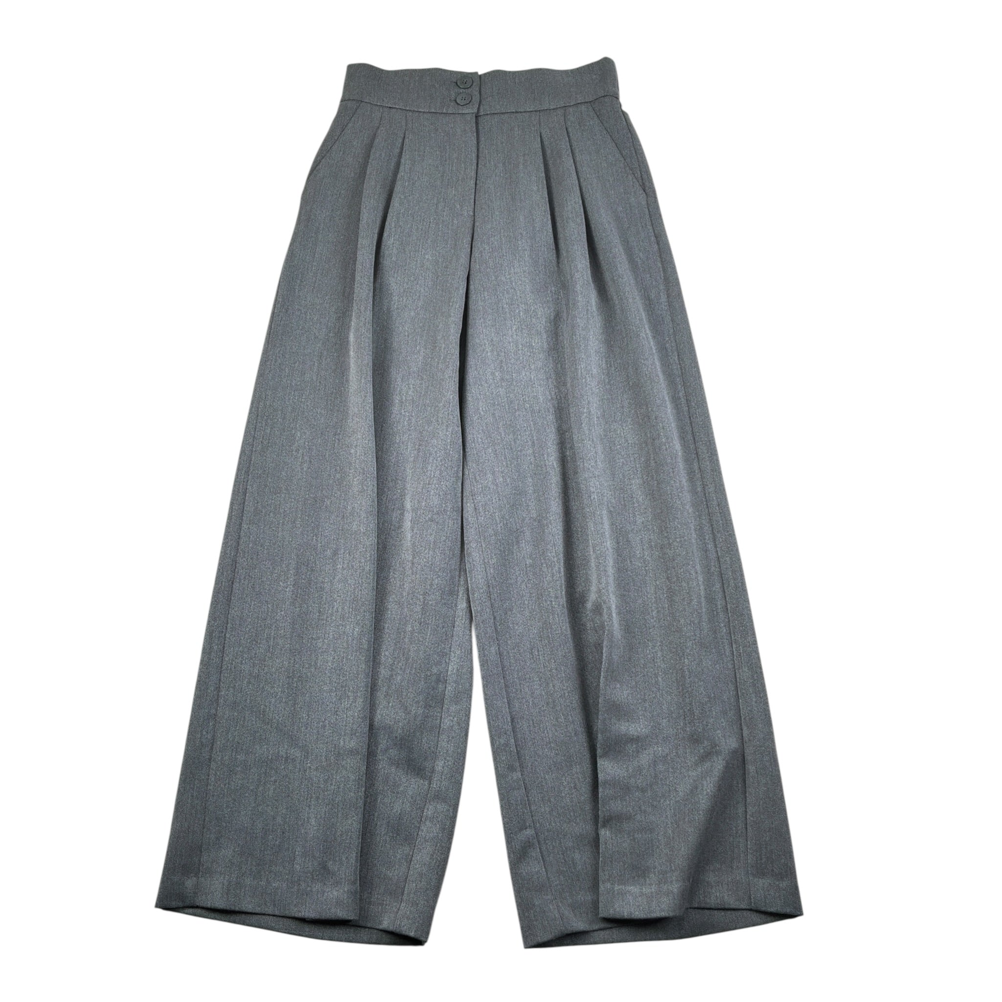 Patrizia Pepe Pantalone Tinta Jnita Modello Palazzo Grigio per Bambina 7P0386 GRIGIO PATRIZIA PEPE 