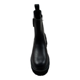 Patrizia Pepe Stivale tinta unita con Logo Nero per Bambina PPJ9779 NERO PATRIZIA PEPE 