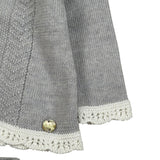 Paz Rodriguez Completo 2Pz Maglia-Ghettina con Colletto Grigio per Neonata 003112013 GRIGIO PAZ RODRIGUEZ 
