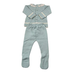 Paz Rodriguez Completo 2 Pezzi Maglia-Ghettina Verde Acqua per Neonata 003112947 VERDE ACQUA PAZ RODRIGUEZ 
