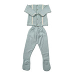 Paz Rodriguez Completo 2 Pezzi Maglia-Ghettina Verde Acqua per Neonato 003112951 VERDE ACQUA PAZ RODRIGUEZ 