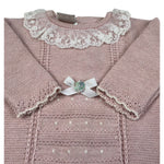 Paz Rodriguez Completo 2 Pezzi Maglia-Ghettina tinta unita Rosa per Neonata 003122075 ROSA PAZ RODRIGUEZ 