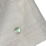 Paz Rodriguez Set Abito-Coulotte con Ricami Beige per Neonata 004123094 BEIGE PAZ RODRIGUEZ 