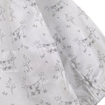 Paz Rodriguez Camicia tinta unita con Stampa Bianco per Neonato 006152019 BIANCO PAZ RODRIGUEZ 