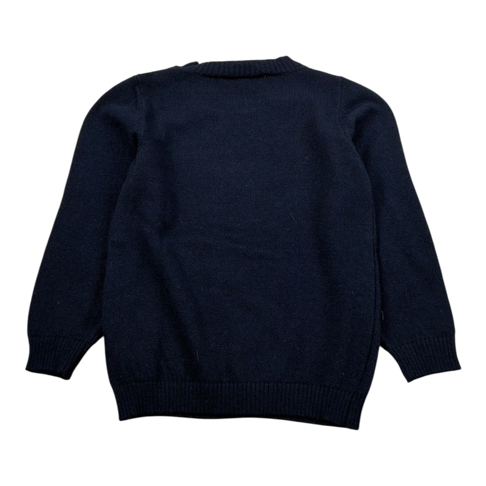 Per Te Maglia tinta unita con Stampa Blu per Neonato 44866 BLU PER TE 