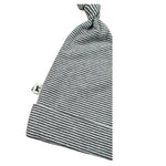 Petit - Indi Cappello Fantasia A Righe Grigio per Neonato AW24A9734 GRIGIO PETIT - INDI 
