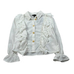 Petit Posh Camicia Manica Lunga tinta unita Panna per Bambina GFJF25150CA PANNA PETIT POSH 