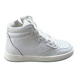 Philipe Model Sneakers tinta unita con Lacci Bianco per Bambino LKH0V01 BIANCO PHILIPE MODEL 
