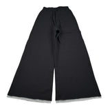 Philosophy Pantalone Palazzo tinta unita con Logo Nero per Bambina I9F401 NERO PHILOSOPHY 