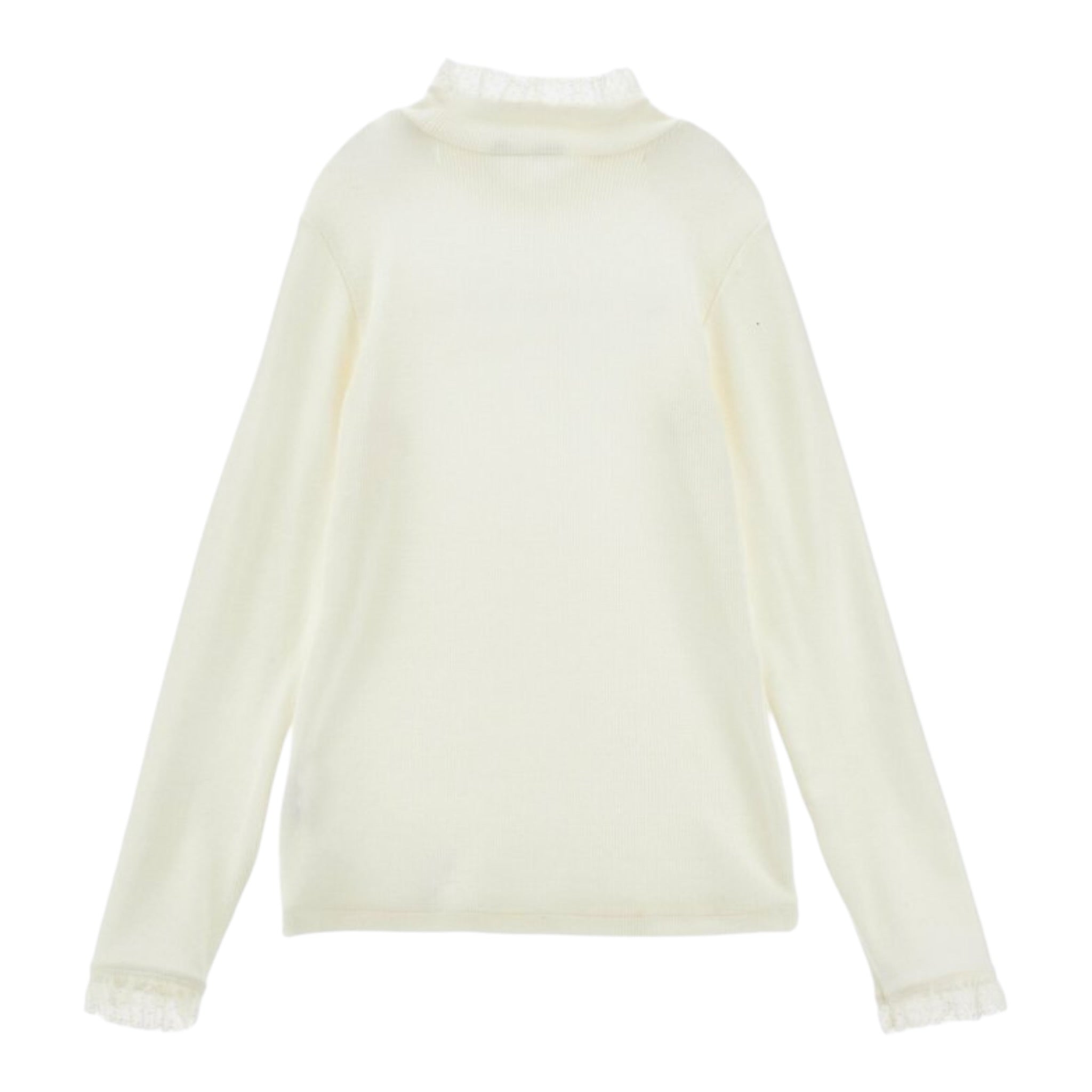 Philosophy Maglia tinta unita con Colletto Panna per Bambina IF619 PANNA PHILOSOPHY 