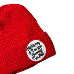 Philosophy Cappello tinta unita con Logo Rosso per Bambina PJCP20 ROSSO PHILOSOPHY 