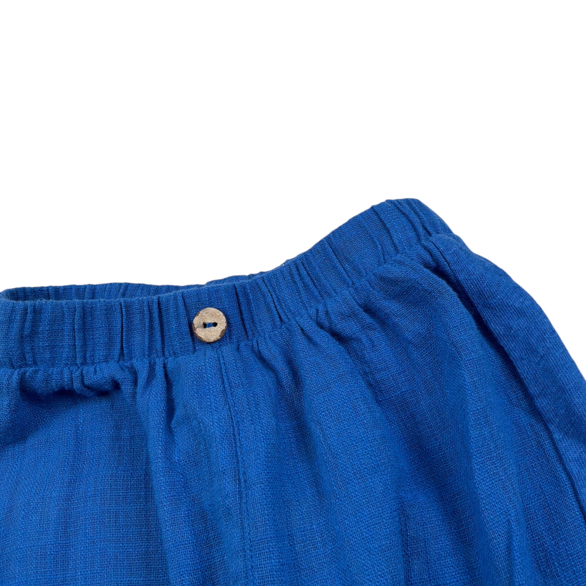 Play Up Pantalone tinta unita con Elastico In Vita Cobalto per Neonato PA011AQ11602 COBALTO PLAY UP 