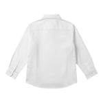 Please Camicia tinta unita Manica Lunga Bianco per Bambino CL65270B77 BIANCO PLEASE 