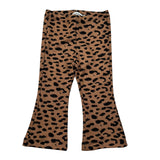 Please Pantalone Modello A Zampa Fantasia Maculata Marrone per Neonata FL03174G77 MARRONE PLEASE 