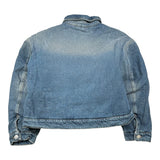Please Giubbino In Denim con Pelliccia Interna Blu per Bambino JB23010B78 BLU PLEASE 