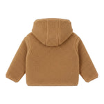 Please Giubbino Modello Teddy con Zip E Cappuccio Biscotto per Neonato JB55260B77 BISCOTTO PLEASE 