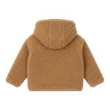 Please Giubbino Modello Teddy con Zip E Cappuccio Biscotto per Neonato JB55260B77 BISCOTTO PLEASE 
