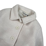 Please Giubbino tinta unita con Colletto Crema per Neonata JB60120G77 CREMA PLEASE 