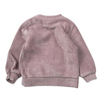Please Maglia tinta unita Girocollo Modello Felpa Rosa per Neonata LB21021G77 ROSA PLEASE 