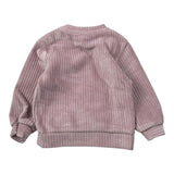 Please Maglia tinta unita Girocollo Modello Felpa Rosa per Neonata LB21021G77 ROSA PLEASE 