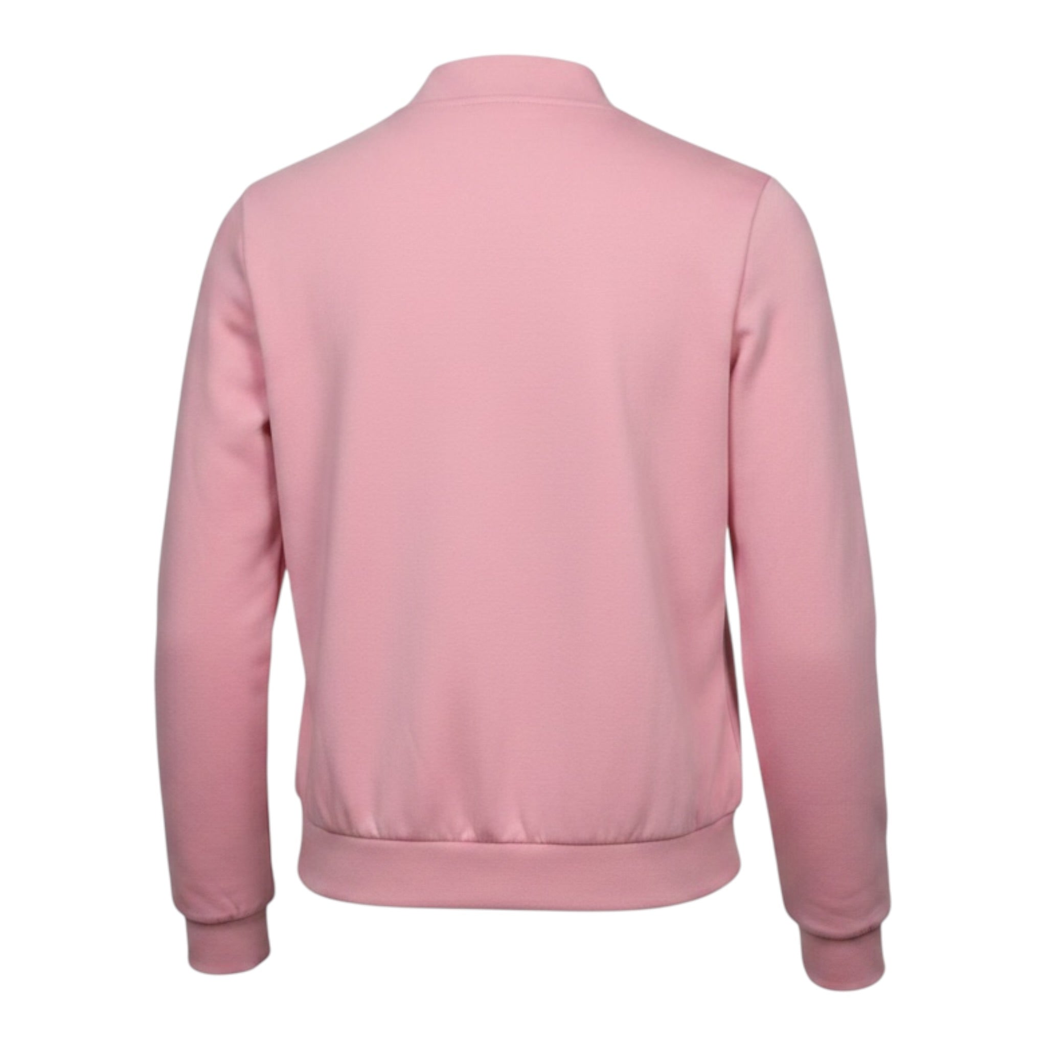 Please Felpa tinta unita con Zip Rosa per Bambina LG14042G77 ROSA PLEASE 