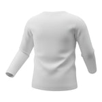 Please Shirt tinta unita con Stampa Panna per Bambino ML42020B77 PANNA PLEASE 