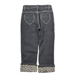 Please Jeans tinta unita con Girovita Regolabile Nero per Bambina PH03010G77 NERO PLEASE 