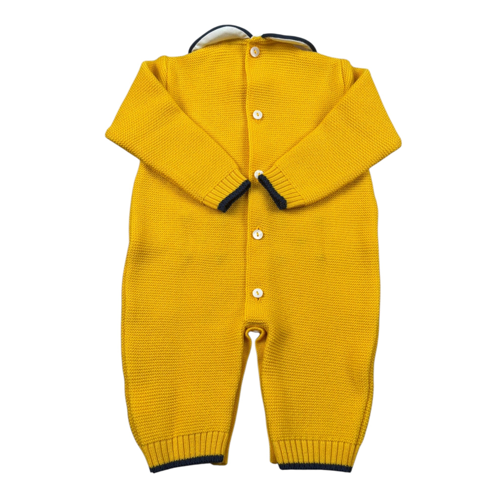 Primodi'Bebe' Tutina Manica Lunga tinta unita Giallo per Neonato 33077 GIALLO PRIMODI'BEBE' 