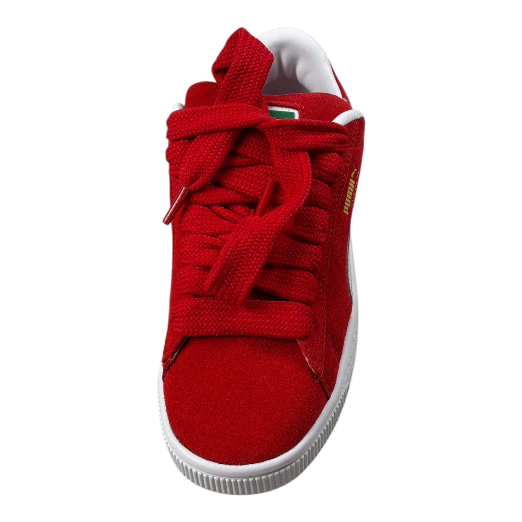 Puma Sneakers tinta unita con Lacci Rosso per Bambino 396577 ROSSO PUMA 