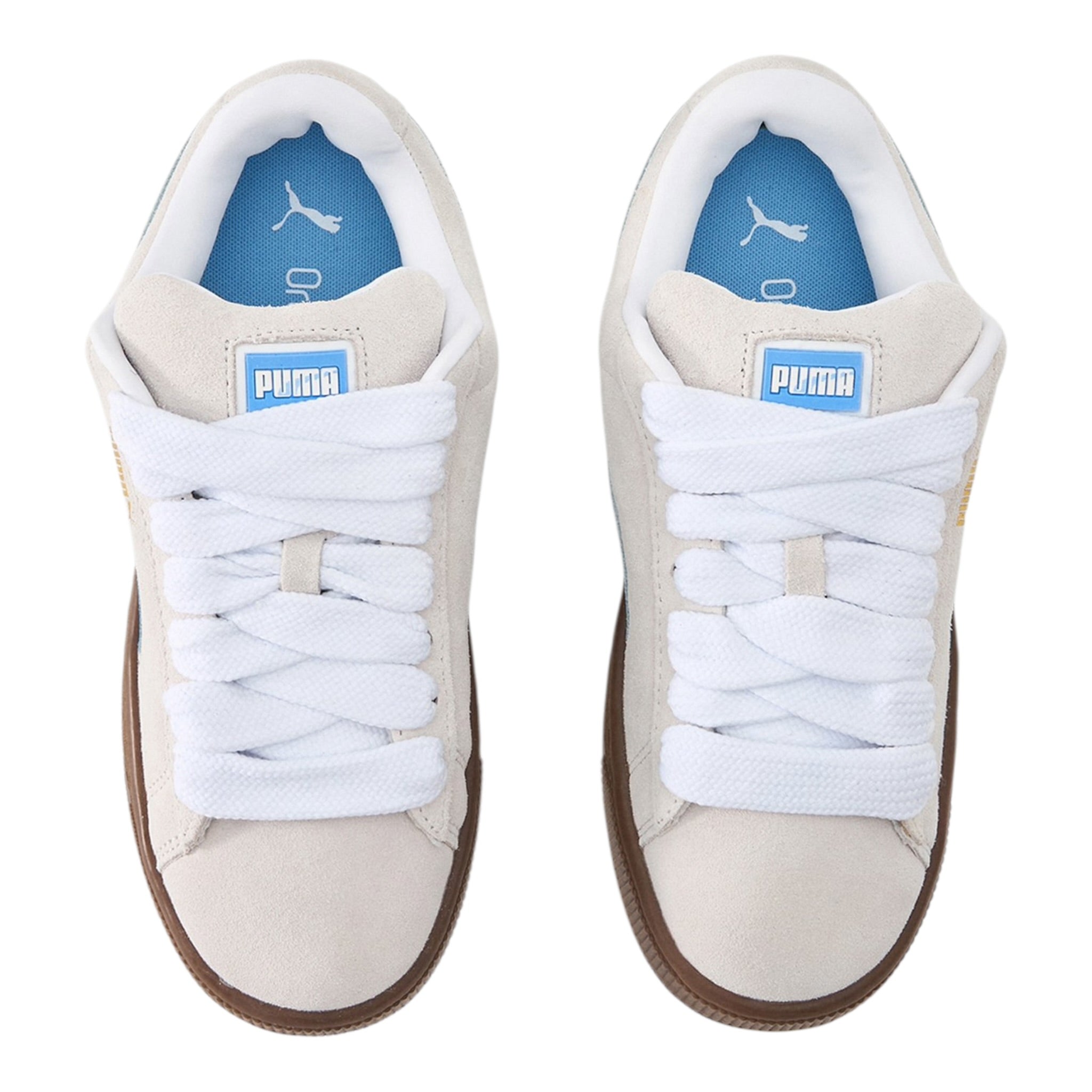 Puma Sneakers tinta unita con Lacci Beige per Bambino 396577X BEIGE PUMA 