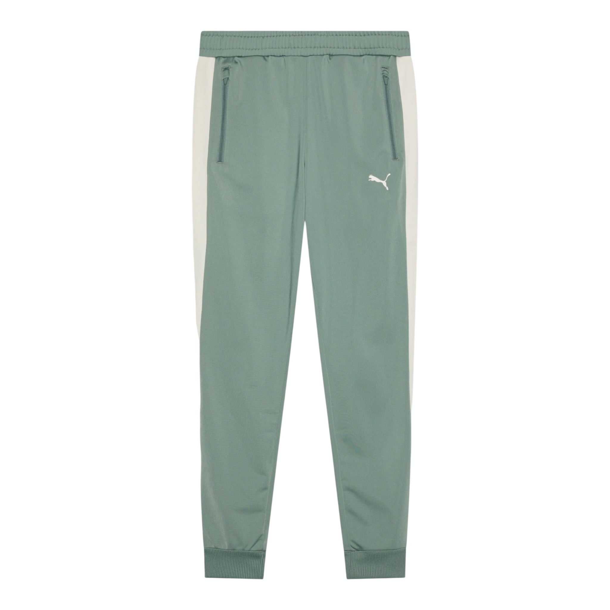 Puma Completo 2 Pezzi Felpa-Pantalone tinta unita Verde per Bambino 629875 VERDE PUMA 