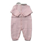 Marlu' Tutina Manica Lunga tinta unita con Fiocco Rosa per Neonata IB2110 ROSA MARLU' 