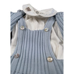 Marlu' Completo 3 Pezzi Salopette-Cardigan-Body Azzurro per Neonato IB6531 AZZURRO MARLU' 