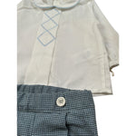 Pure Completo 2 Pezzi Camicia-Bermuda Bianco per Neonato PC02306 BIANCO PURE 