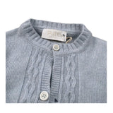 Pure Cardigan tinta unita Azzurro per Neonato PC02617 AZZURRO PURE 