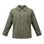 Pype Camicia tinta unita con Colletto Verde per Bambino POLOCAM VERDE PYPE 
