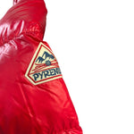 Pyrenex Giubbino tinta unita con Zip E Cappuccio Rosso per Bambino HKW002P ROSSO  