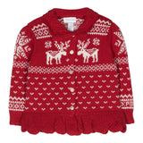 Ralph Lauren Cardigan tinta unita con Ricami Rosso per Neonata 310920104001 ROSSO RALPH LAUREN 