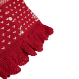 Ralph Lauren Cardigan tinta unita con Ricami Rosso per Neonata 310920104001 ROSSO RALPH LAUREN 